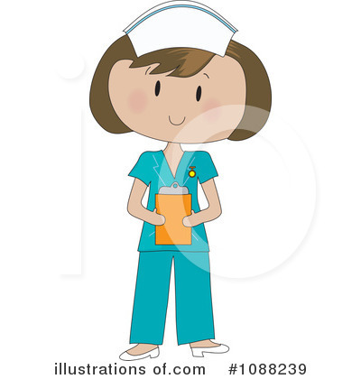 Nurse Clipart #1088239 by Maria Bell