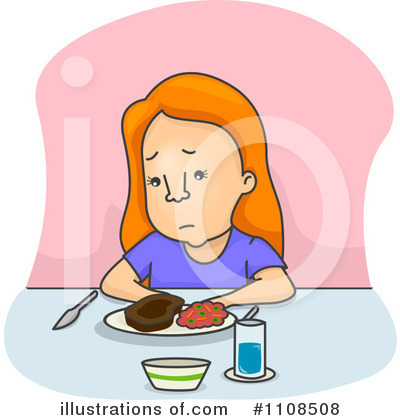 Picky Eater Clipart #1108508 by BNP Design Studio