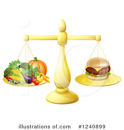 Hamburger Clipart #1240899 by AtStockIllustration