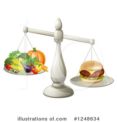 Hamburger Clipart #1248634 by AtStockIllustration