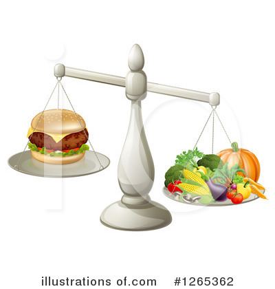 Hamburger Clipart #1265362 by AtStockIllustration