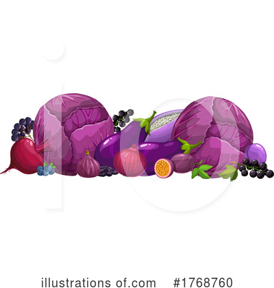 Eggplant Clipart #1768760 by Vector Tradition SM