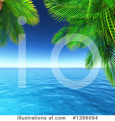 Palm Tree Clipart #1386094 by KJ Pargeter