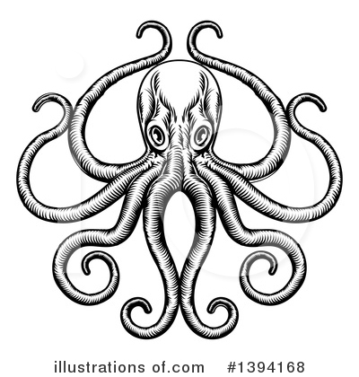 Tentacles Clipart #1394168 by AtStockIllustration