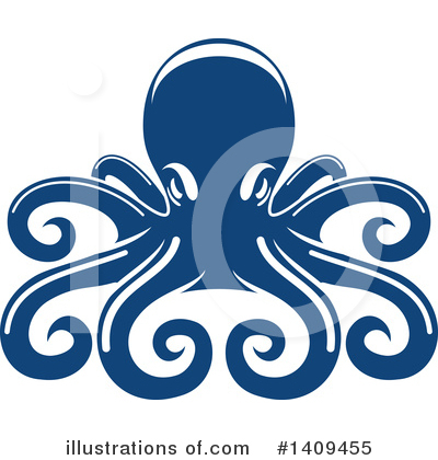 Royalty-Free (RF) Octopus Clipart Illustration by Vector Tradition SM - Stock Sample #1409455