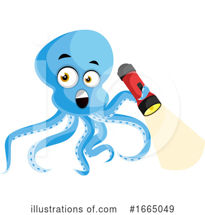 Royalty-Free (RF) Octopus Clipart Illustration by Morphart Creations - Stock Sample #1665049