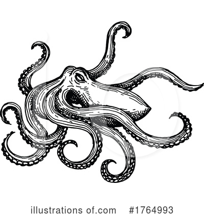 Royalty-Free (RF) Octopus Clipart Illustration by Vector Tradition SM - Stock Sample #1764993