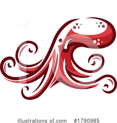 Royalty-Free (RF) Octopus Clipart Illustration by Vector Tradition SM - Stock Sample #1790985