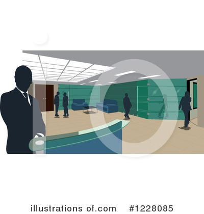 Businessman Clipart #1228085 by David Rey