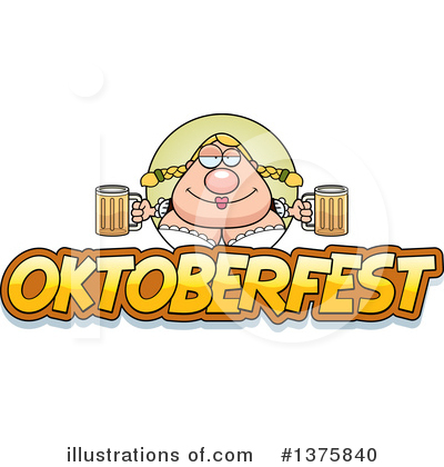 Oktoberfest Woman Clipart #1375840 by Cory Thoman