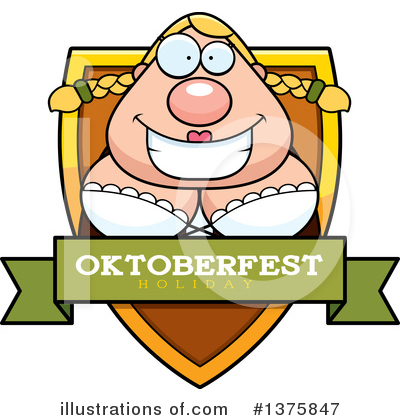 Oktoberfest Woman Clipart #1375847 by Cory Thoman