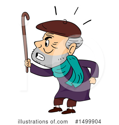 Senior Man Clipart #1499904 by BNP Design Studio