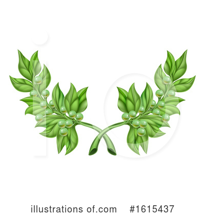 Royalty-Free (RF) Olive Branch Clipart Illustration by AtStockIllustration - Stock Sample #1615437