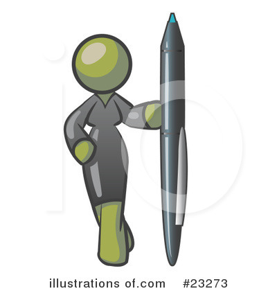 Royalty-Free (RF) Olive Green Collection Clipart Illustration by Leo Blanchette - Stock Sample #23273