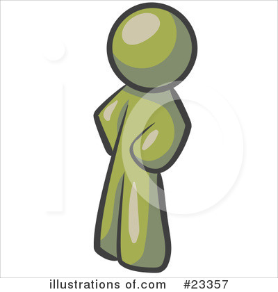 Royalty-Free (RF) Olive Green Collection Clipart Illustration by Leo Blanchette - Stock Sample #23357