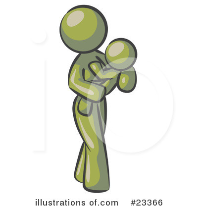 Royalty-Free (RF) Olive Green Collection Clipart Illustration by Leo Blanchette - Stock Sample #23366
