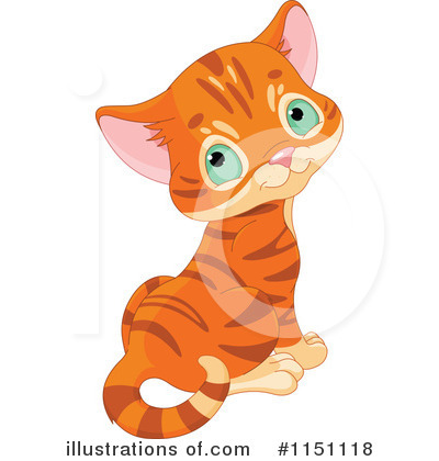 Ginger Cat Clipart #1151118 by Pushkin