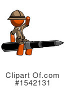 Orange Design Mascot Clipart #1542131 by Leo Blanchette