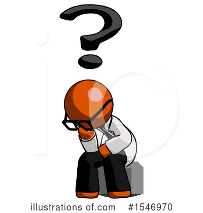 Royalty-Free (RF) Orange Design Mascot Clipart Illustration by Leo Blanchette - Stock Sample #1546970
