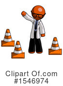 Orange Design Mascot Clipart #1546974 by Leo Blanchette