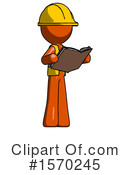 Orange Design Mascot Clipart #1570245 by Leo Blanchette