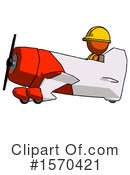 Orange Design Mascot Clipart #1570421 by Leo Blanchette