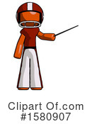 Orange Design Mascot Clipart #1580907 by Leo Blanchette