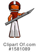 Orange Design Mascot Clipart #1581089 by Leo Blanchette