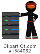 Orange Design Mascot Clipart #1584062 by Leo Blanchette