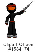 Orange Design Mascot Clipart #1584174 by Leo Blanchette