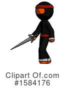 Orange Design Mascot Clipart #1584176 by Leo Blanchette