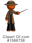 Orange Design Mascot Clipart #1586738 by Leo Blanchette