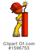 Orange Design Mascot Clipart #1596753 by Leo Blanchette