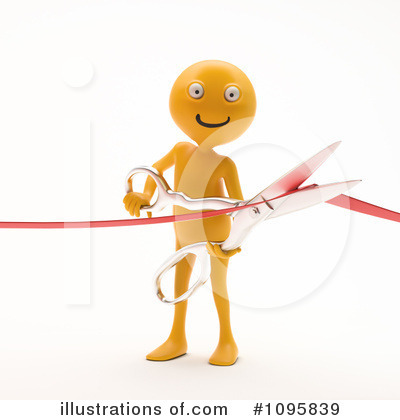 Ribbon Cutting Clipart #1095839 by Mopic