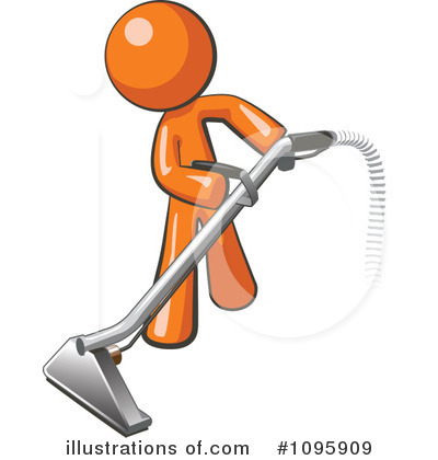 Royalty-Free (RF) Orange Man Clipart Illustration by Leo Blanchette - Stock Sample #1095909