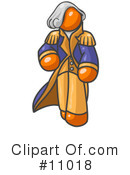 Orange Man Clipart #11018 by Leo Blanchette