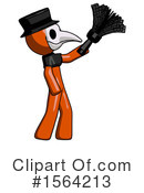 Orange Man Clipart #1564213 by Leo Blanchette