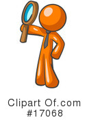 Orange Man Clipart #17068 by Leo Blanchette