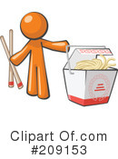 Orange Man Clipart #209153 by Leo Blanchette