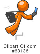 Orange Man Clipart #63136 by Leo Blanchette