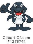 Orca Clipart #1278741 by Dennis Holmes Designs