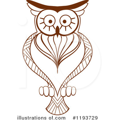 Royalty-Free (RF) Owl Clipart Illustration by Vector Tradition SM - Stock Sample #1193729