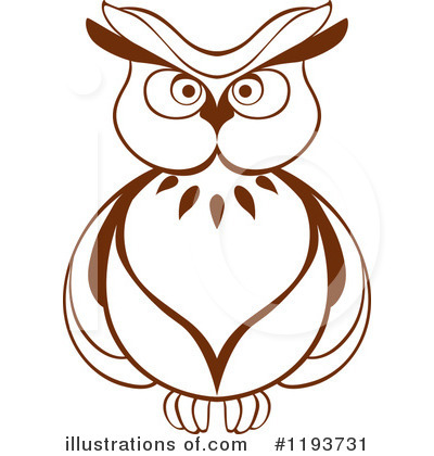 Royalty-Free (RF) Owl Clipart Illustration by Vector Tradition SM - Stock Sample #1193731