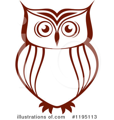 Royalty-Free (RF) Owl Clipart Illustration by Vector Tradition SM - Stock Sample #1195113