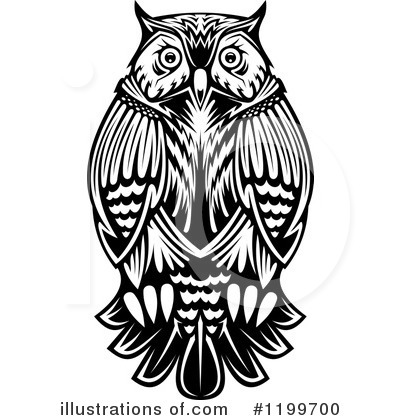 Royalty-Free (RF) Owl Clipart Illustration by Vector Tradition SM - Stock Sample #1199700