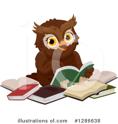 Royalty-Free (RF) Owl Clipart Illustration by BNP Design Studio - Stock Sample #1286638