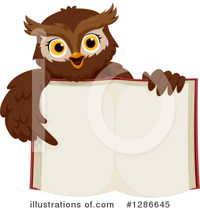 Royalty-Free (RF) Owl Clipart Illustration by BNP Design Studio - Stock Sample #1286645