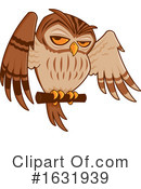 Owl Clipart #1631939 by John Schwegel