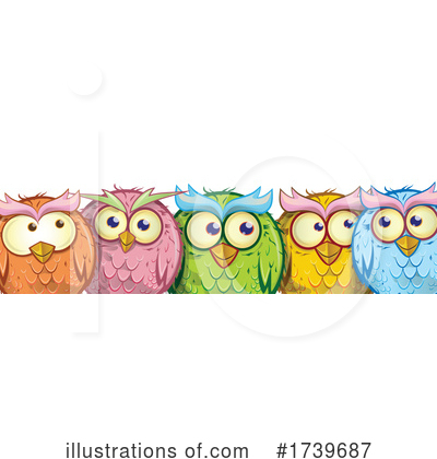 Royalty-Free (RF) Owl Clipart Illustration by Domenico Condello - Stock Sample #1739687