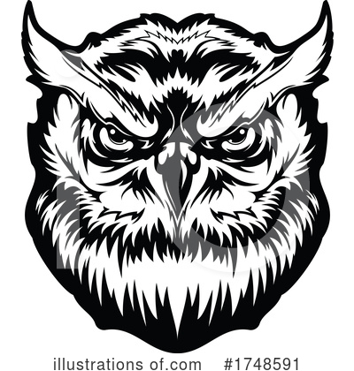 Royalty-Free (RF) Owl Clipart Illustration by Vector Tradition SM - Stock Sample #1748591